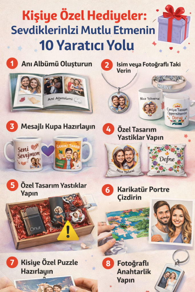 Kişiye Özel Hediyeler Sevdiklerinizi Mutlu Etmenin 10 Yaratıcı Yolu