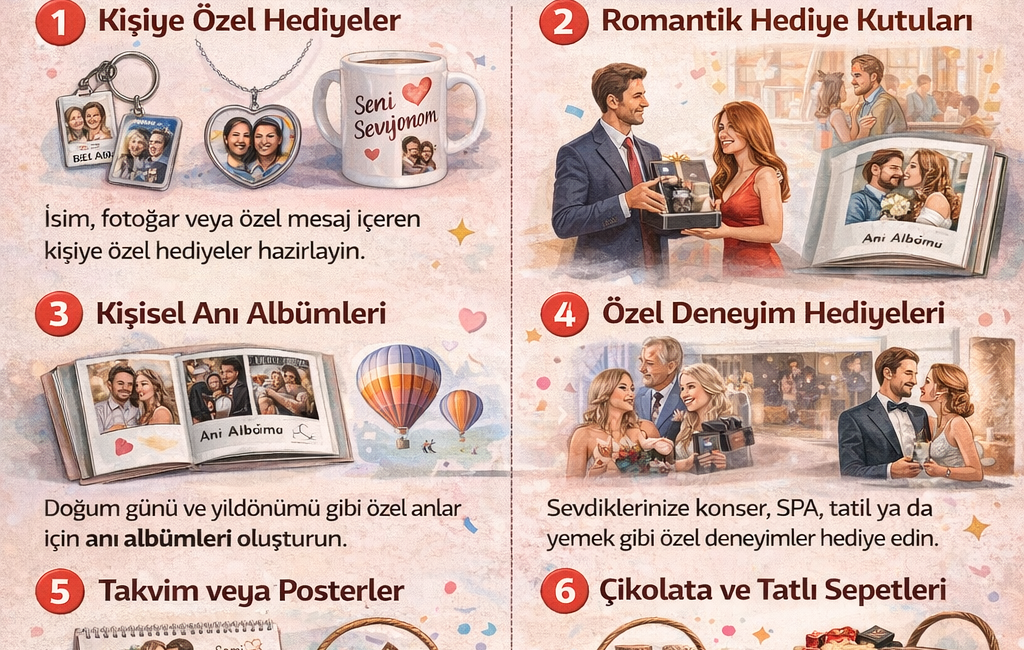 Özel Günler İçin Hediyeler: Doğum Günü, Yıldönümü ve Daha Fazlası