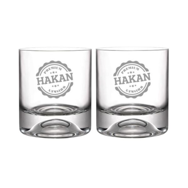 İsme Özel İkili Viski Bardağı