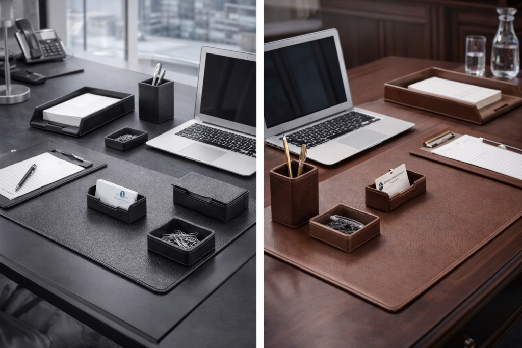 Suni Deri Masaüstü Setler Kurumsal İmajı Nasıl Güçlendirir